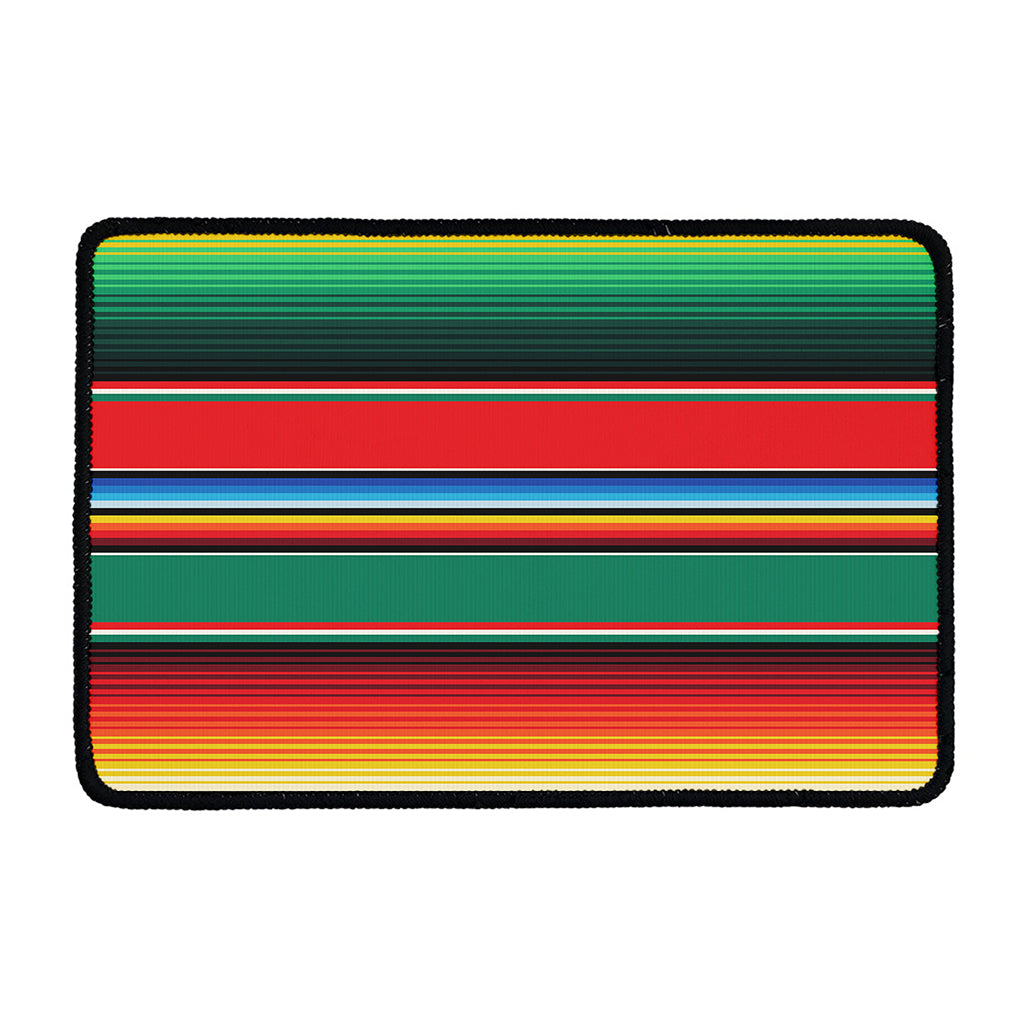 Colorful Mexican Blanket Pattern Print Kitchen Mat