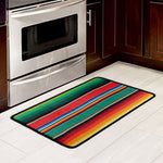 Colorful Mexican Blanket Pattern Print Kitchen Mat