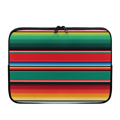 Colorful Mexican Blanket Pattern Print Laptop Sleeve