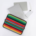 Colorful Mexican Blanket Pattern Print Laptop Sleeve