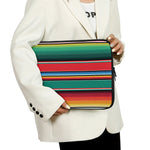 Colorful Mexican Blanket Pattern Print Laptop Sleeve