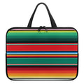 Colorful Mexican Blanket Pattern Print Laptop Sleeve With Handle