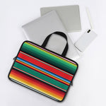 Colorful Mexican Blanket Pattern Print Laptop Sleeve With Handle