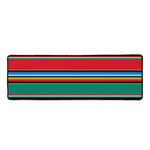 Colorful Mexican Blanket Pattern Print Long Kitchen Mat