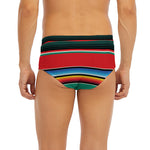 Colorful Mexican Blanket Pattern Print Men's Briefs