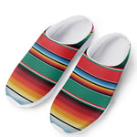 Colorful Mexican Blanket Pattern Print Mesh Casual Shoes