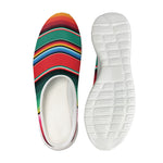 Colorful Mexican Blanket Pattern Print Mesh Casual Shoes