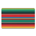 Colorful Mexican Blanket Pattern Print Polyester Doormat