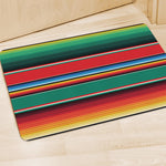 Colorful Mexican Blanket Pattern Print Polyester Doormat