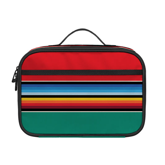 Colorful Mexican Blanket Pattern Print Portable Lunch Bag