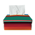 Colorful Mexican Blanket Pattern Print Rectangle Tissue Box Cover