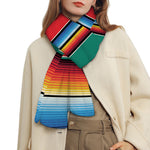 Colorful Mexican Blanket Pattern Print Scarf