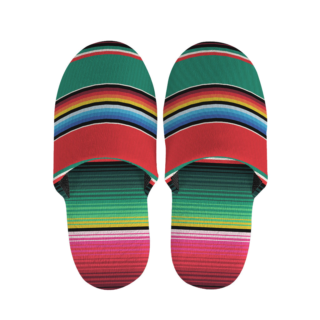 Colorful Mexican Blanket Pattern Print Slippers