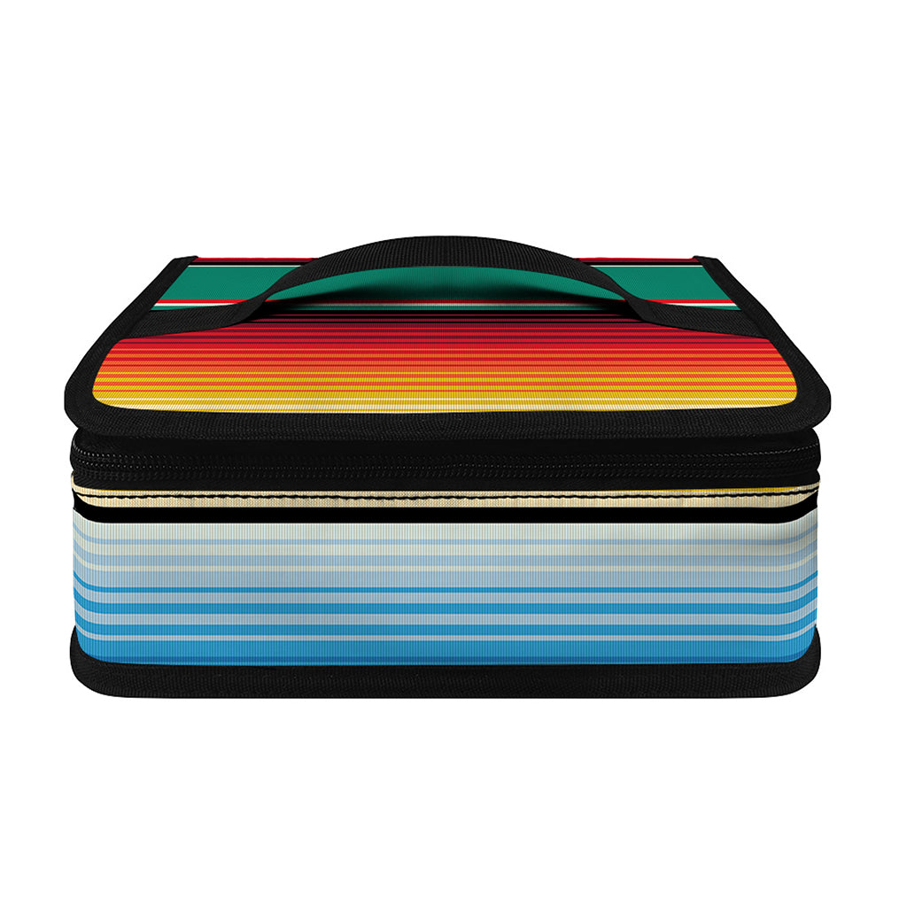 Colorful Mexican Blanket Pattern Print Small Lunch Bag