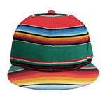 Colorful Mexican Blanket Pattern Print Snapback Cap