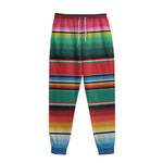 Colorful Mexican Blanket Pattern Print Sweatpants