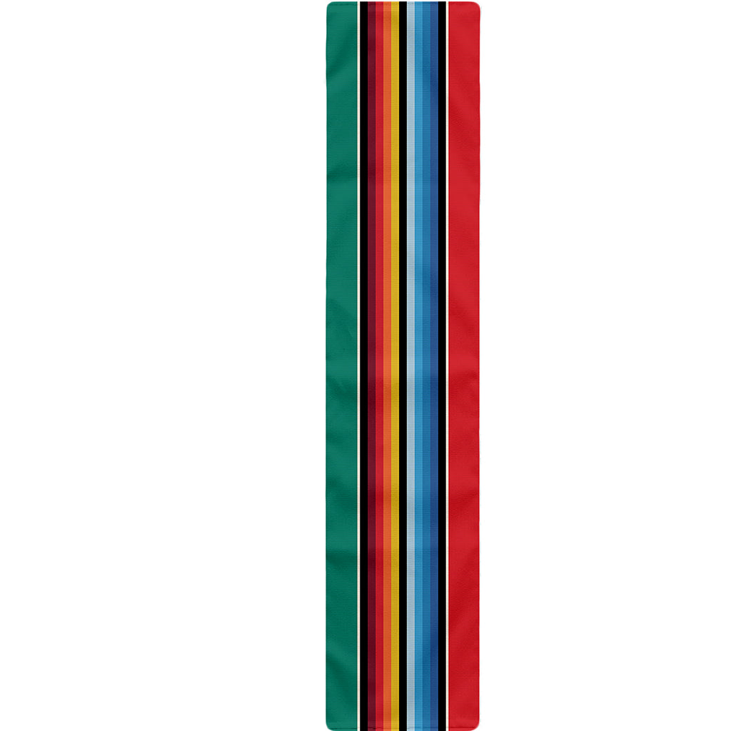Colorful Mexican Blanket Pattern Print Table Runner