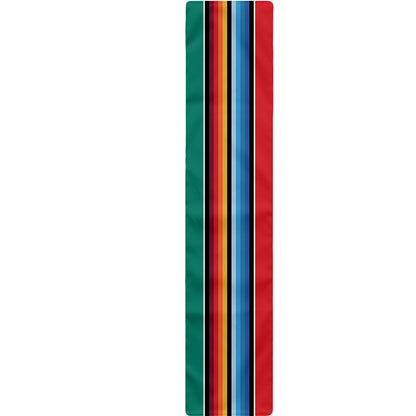 Colorful Mexican Blanket Pattern Print Table Runner