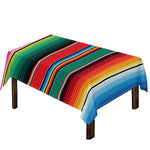 Colorful Mexican Blanket Pattern Print Tablecloth