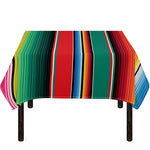 Colorful Mexican Blanket Pattern Print Tablecloth