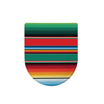 Colorful Mexican Blanket Pattern Print Toilet Lid Cover
