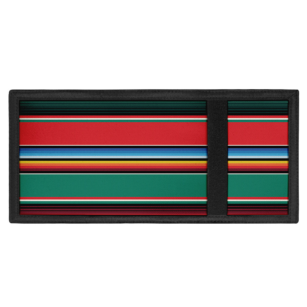 Colorful Mexican Blanket Pattern Print Trifold Wallet