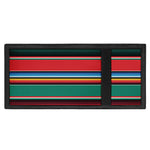 Colorful Mexican Blanket Pattern Print Trifold Wallet