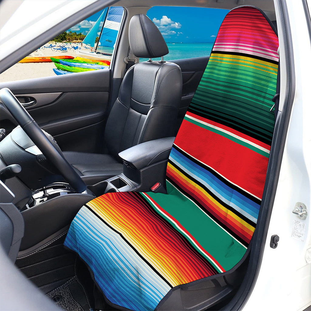 Colorful Mexican Blanket Pattern Print Waterproof Car Seat Cover