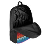 Colorful Mexican Blanket Stripe Print 17 Inch Backpack