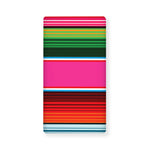 Colorful Mexican Blanket Stripe Print Baby Crib Sheet