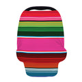 Colorful Mexican Blanket Stripe Print Baby Seat Cover