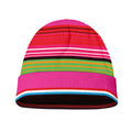 Colorful Mexican Blanket Stripe Print Beanie