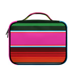 Colorful Mexican Blanket Stripe Print Briefcase Bible Bag