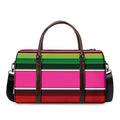 Colorful Mexican Blanket Stripe Print Duffel Bag