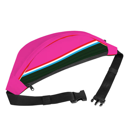 Colorful Mexican Blanket Stripe Print Fanny Pack
