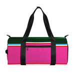 Colorful Mexican Blanket Stripe Print Gym Bag