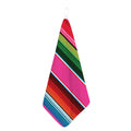 Colorful Mexican Blanket Stripe Print Hand Towel