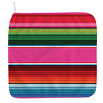 Colorful Mexican Blanket Stripe Print Hand Towel