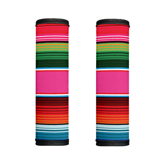 Colorful Mexican Blanket Stripe Print Handle Covers
