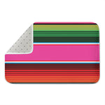 Colorful Mexican Blanket Stripe Print Indoor Door Mat