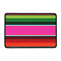 Colorful Mexican Blanket Stripe Print Kitchen Mat