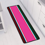 Colorful Mexican Blanket Stripe Print Long Kitchen Mat