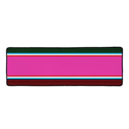 Colorful Mexican Blanket Stripe Print Long Kitchen Mat