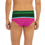 Colorful Mexican Blanket Stripe Print Men's Briefs