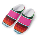 Colorful Mexican Blanket Stripe Print Mesh Casual Shoes
