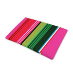 Colorful Mexican Blanket Stripe Print Pet Cooling Mat Cover