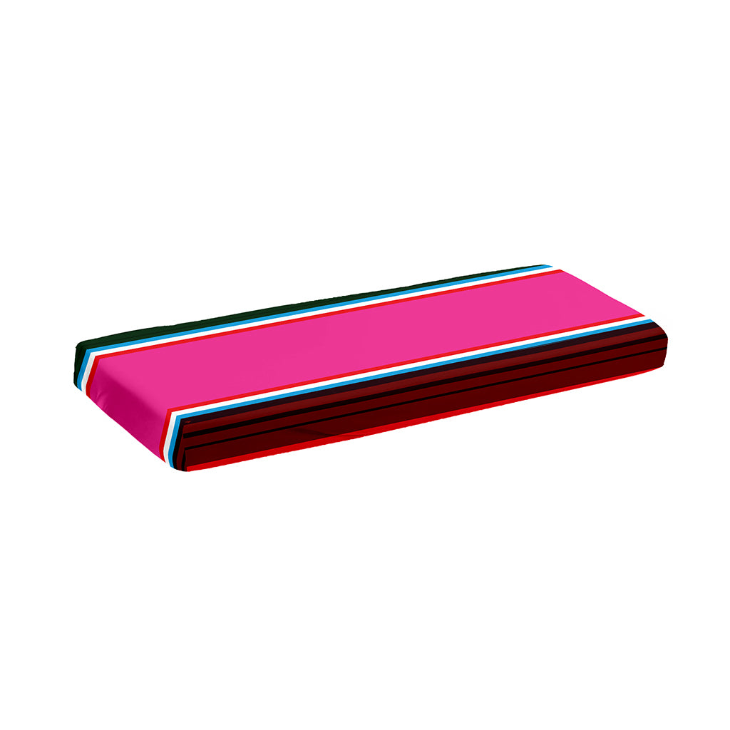 Colorful Mexican Blanket Stripe Print Piano Keyboard Cover
