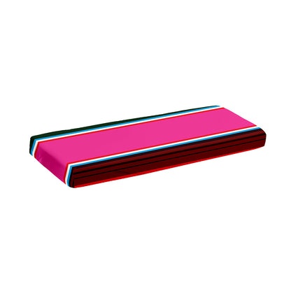 Colorful Mexican Blanket Stripe Print Piano Keyboard Cover