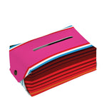 Colorful Mexican Blanket Stripe Print Rectangle Tissue Box Cover