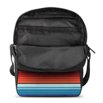 Colorful Mexican Blanket Stripe Print Rectangular Crossbody Bag